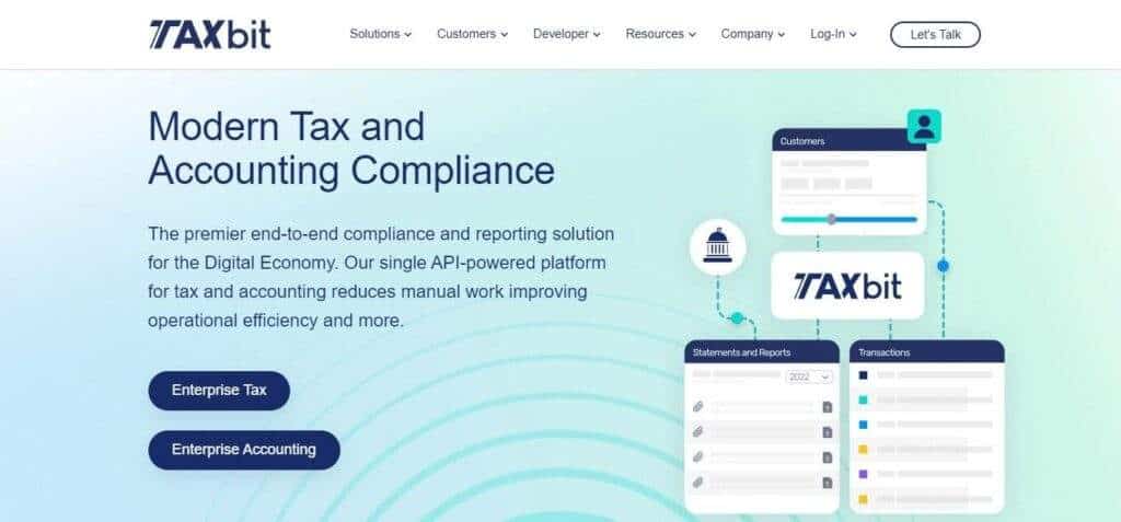 TaxBit  Crypto Tax Software