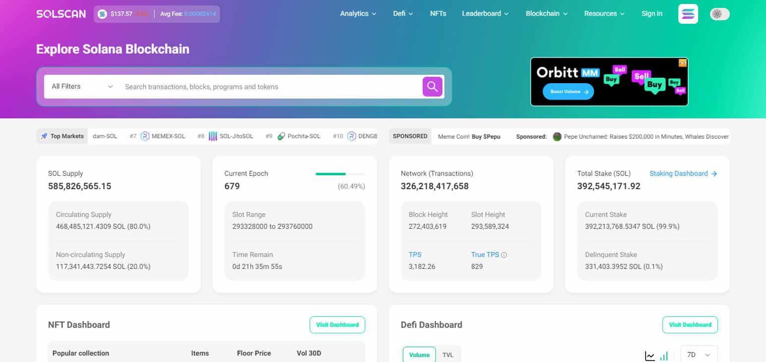 Solscan: Comprehensive Solana Blockchain Explorer for Real-Time Data