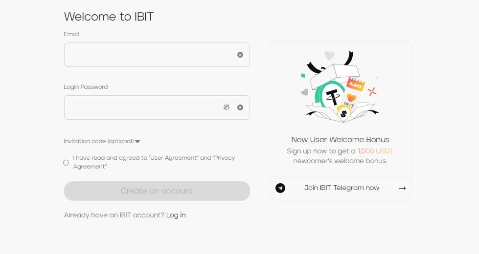 How to Sign Up on IBIT Exchange?