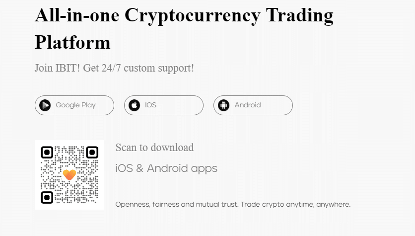 IBIT Exchange Mobile Application