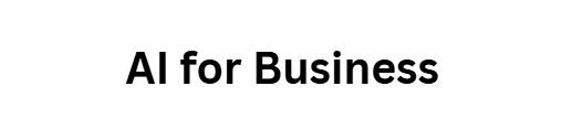 AI for Business