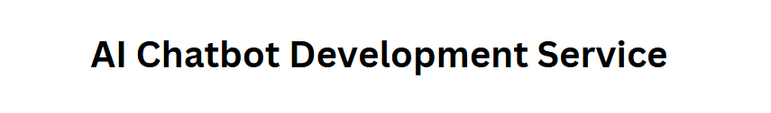 AI Chatbot Development Service