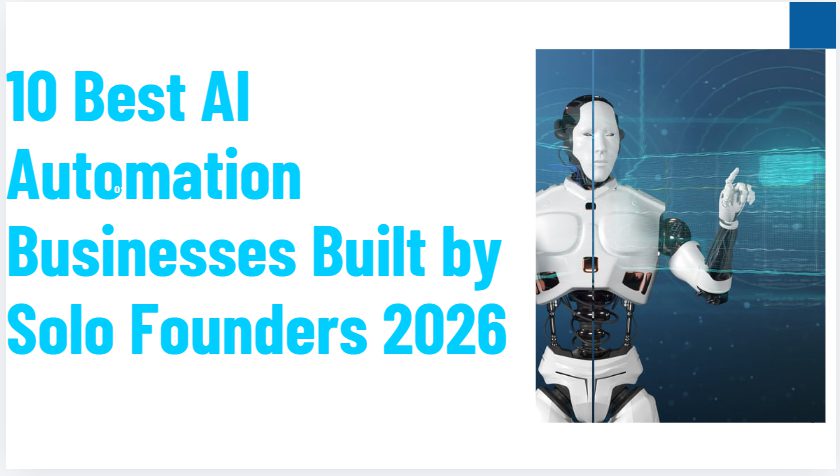 10 Best AI Automation Businesses Built by Solo Founders 2026